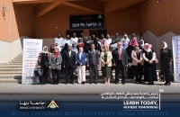 رئيس جامعة بنهاح يلتقي الطلاب الوافدين لمتابعة أوضاعهم داخل الجامعة