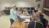 لجنة مناقشة المتقدمين للدرسات العليا بقسم الاعلان والطباعه والنشر