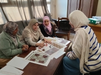 فعاليات تقييم مقرر تصميم (5) الفرقة الثالثه بقسم الغزل والنسيج والتريكو