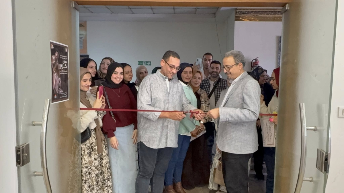افتتاح معرض تكوين لأعمال طلاب برنامج النحت والتشكيل المعماري والترميم