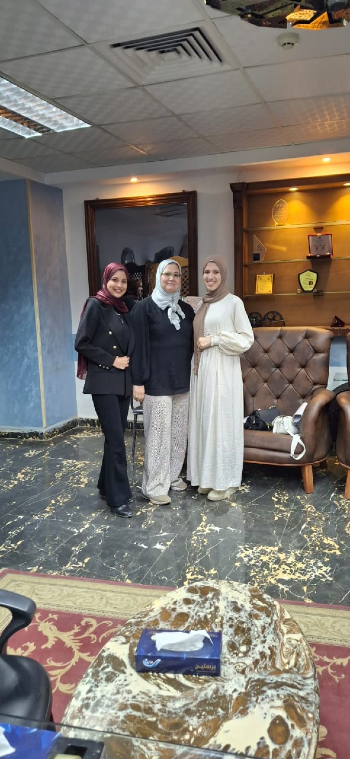 تتقدم أ.د/ منى نصر  رئيس قسم تكنولوجيا الملابس والموضة  وأعضاء هيئة التدريس والهيئة المعاونة بالقسم بتقديم خالص التهنئة للمعيدين الجدد