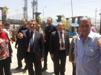 زيارة أ.د/ علي شمس الدين - رئيس جامعة بنها لكلية الفنون التطبيقية بنها