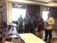 فعاليات التقييم لمشروع البكالوريوس بقسم المنتجات المعدنية والحلى