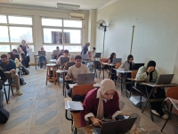 فاعليات تقييم اليوم الأول من مقرر رسم هندسي بالحاسب