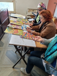 فعاليات تقييم مقرر  تصميم أطفال (١) الفرقة الاولى بقسم طباعة المنسوجات و الصباغة و التجهيز