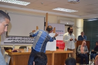 ورشة عن الدهانات بقسم التصميم الداخلى والاثاث